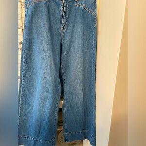 GAP Wide Leg, Sky High crop jeans